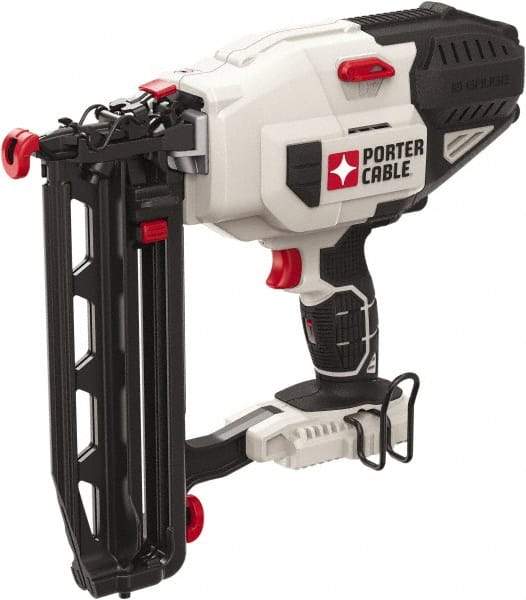 Porter-Cable - Cordless Finish Nailer - 16 Gauge Nail Diam, 2-1/2" Long Nail, Lithium-Ion Batteries Not Included - USA Tool & Supply