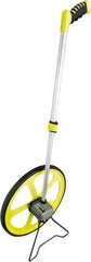 Komelon - 10,000' Counter Limit, 10,000' OAL, High-Visibility Yellow & Black Measuring Wheel - 0.01" Accuracy per 100", Measures in Ft/In - USA Tool & Supply