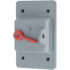 Leviton - Electrical Outlet Box PVC Device Cover - USA Tool & Supply
