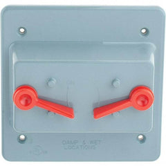 Leviton - Electrical Outlet Box Polycarbonate Device Cover - USA Tool & Supply