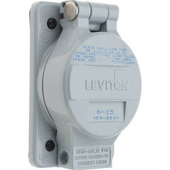 Leviton - Straight Blade Receptacles   Receptacle Type: Single Receptacle    Grade: Industrial - USA Tool & Supply