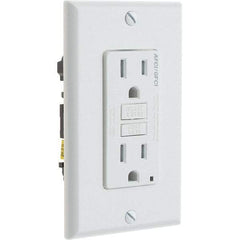 Leviton - GFCI Receptacles Grade: Commercial Color: White - USA Tool & Supply