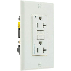 Leviton - GFCI Receptacles Grade: Commercial Color: Light Almond - USA Tool & Supply