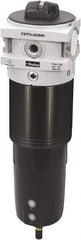 Parker - 1" Port Coalescing Filter - Polypropylene Bowl, Automatic Drain, 254 Max psi, 0.01 Micron Rating, 3-1/2" Wide - USA Tool & Supply