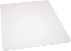 Ability One - 60" Long x 60" Wide, Chair Mat - Rectangular, Beveled Edge Style - USA Tool & Supply