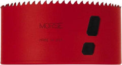 M.K. MORSE - 4-3/8" Diam, 1-15/16" Cutting Depth, Hole Saw - Bi-Metal Saw, Toothed Edge - USA Tool & Supply