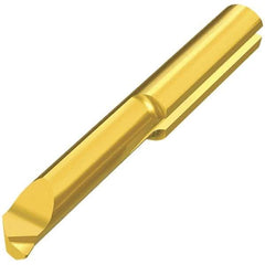 Iscar - 6.8mm Min Bore Diam, 0.6mm Max Bore Depth, 7mm Shank Diam, Chamfering & Corner Radius Boring Bar - 0.006" Corner Radius, Right Hand Cut, Solid Carbide, TiAlN Finish - Exact Industrial Supply