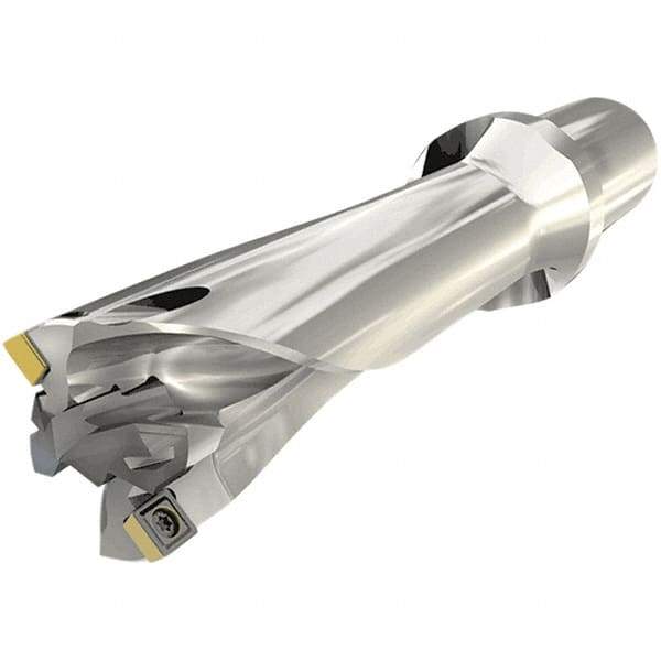 Iscar - 1-5/8" Max Diam, 5xD, 8.13" Max Drill Depth, 1-1/2" Shank Diam, 12-1/2" OAL, Replaceable Tip Drill - HCP-IQ, ICG, ICP, SOGT-W Insert, MNC Toolholder, Series CombiCham - USA Tool & Supply