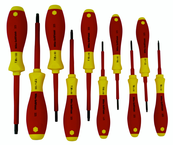 Insulated Torx® Screwdriver Set T6 - T30. 10 Pieces - USA Tool & Supply