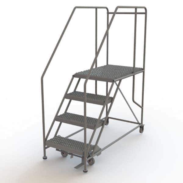 TRI-ARC - Rolling & Wall Mounted Ladders & Platforms Type: Rolling Work Platform Style: Steel Work Platform - USA Tool & Supply