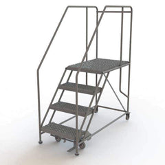 TRI-ARC - Rolling & Wall Mounted Ladders & Platforms Type: Rolling Work Platform Style: Steel Work Platform - USA Tool & Supply