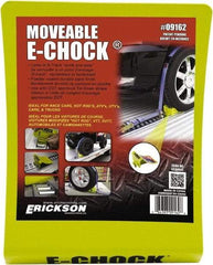 Erickson Manufacturing - 6" Wide x 6" High x 12" Deep, Steel Wheel Chock - For use with E-Track System - USA Tool & Supply