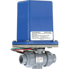 Asahi/America - Actuated Ball Valves   Actuator Type: Electric    Pipe Size: 1 (Inch) - USA Tool & Supply