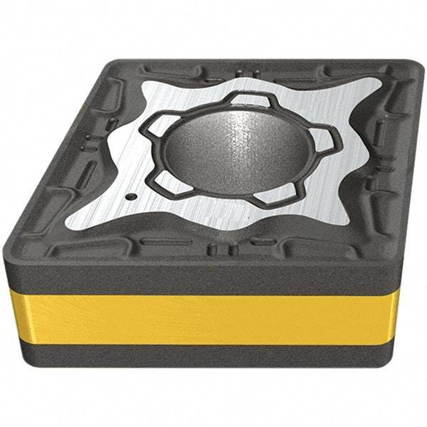 Iscar - CNMG642 M3P Grade IC807 Carbide Turning Insert - TiAlN/TiN Finish, 80° Diamond, 19.05mm Inscr Circle, 6.35mm Thick, 0.8mm Corner Radius - USA Tool & Supply