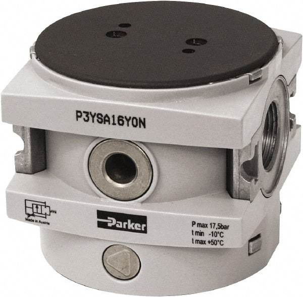 Parker - FRL Solenoid Operated Soft Start/Quick Dump Valve - Use with Parker P3Y Filters, Regulators & Lubricators - USA Tool & Supply