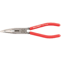 6-1/2 EX LNG BENT NEEDLE NOSE PLIER - USA Tool & Supply