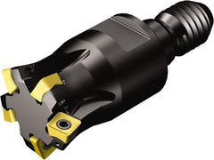 Sandvik Coromant - 4 Inserts, 0.5512" Cutter Diam, 1.2mm Max Depth of Cut, Indexable High-Feed Face Mill - Series CoroMill 415 - USA Tool & Supply