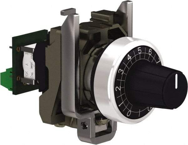 Schneider Electric - Potentiometers Resistance (Ohms): 470000 Operator Type: Knob - USA Tool & Supply