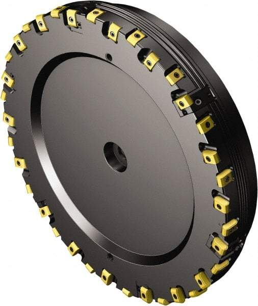 Sandvik Coromant - 355mm Cut Diam, 308.65mm Arbor Hole, 0.9mm Max Depth of Cut, 25° Indexable Chamfer & Angle Face Mill - 24 Inserts, CoroMill 425 -1707 Insert, Left Hand Cut, Series CoroMill 425 - USA Tool & Supply