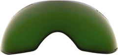 Save Phace - 11" Wide x 3-3/4" High, Lens Shade 5, Polycarbonate Lens - 5/8" Thick, Green, Inside Mount - USA Tool & Supply