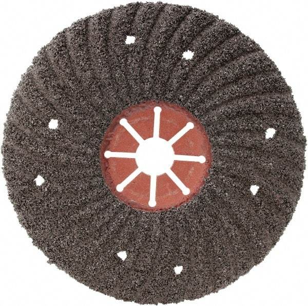 Camel Grinding Wheels - 4-1/2" Diam 7/8" Hole 80 Grit Fiber Disc - Fine Grade, Silicon Carbide, 8,500 Max RPM, Series Semi Flex Red Fiber - USA Tool & Supply