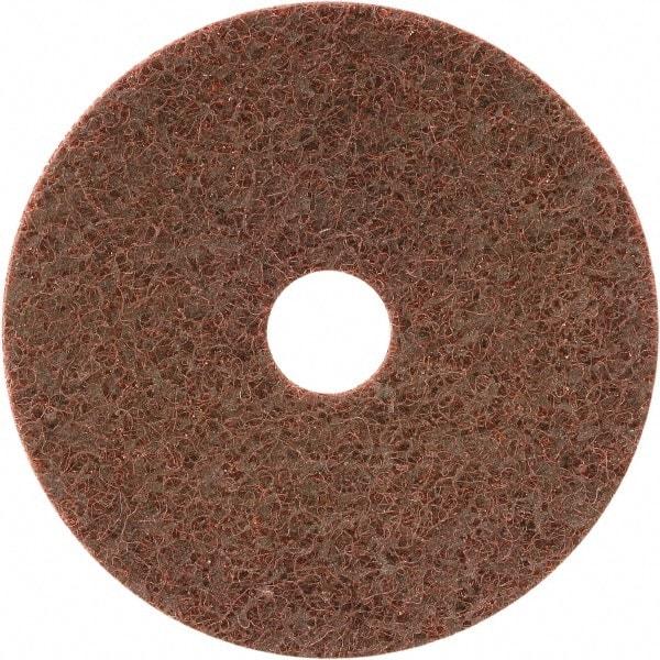 Camel Grinding Wheels - 7" Diam, 80 Grit, Aluminum Oxide Hook & Loop Disc - Medium Grade, Nonwoven, Cloth Backing, - USA Tool & Supply