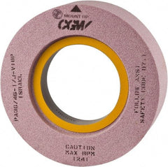 Camel Grinding Wheels - 20" Diam x 10" Hole x 6" Thick, I Hardness, 46 Grit Surface Grinding Wheel - Silicon Carbide, Type 7, Coarse Grade, Vitrified Bond, Two-Side Recess - USA Tool & Supply