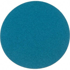 Camel Grinding Wheels - 12" Diam, 36 Grit Zirconia Alumina Adhesive PSA Disc - Very Coarse, Green, Y Weighted Cloth Backing, Flexible - USA Tool & Supply
