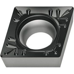 Walter - CCMT21.51 RP4 Grade WPP20S Carbide Turning Insert - TiCN/Al2O3/TiN Finish, 80° Diamond, 1/4" Inscr Circle, 3/32" Thick, 1/64" Corner Radius - USA Tool & Supply