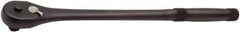 Proto - 1/2" Drive Pear Head Quick-Release Ratchet - Black Oxide Finish, 15" OAL, 45 Gear Teeth, Quick Release Handle - USA Tool & Supply