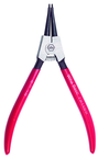 Straight External Retaining Ring Pliers 1/8 - 3/8" Ring Range .035" Tip Diameter with Soft Grips - USA Tool & Supply