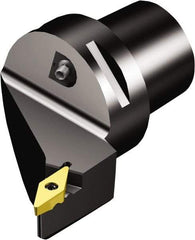 Sandvik Coromant - Right Hand Cut, Size C5, TR-VB1308 Insert Compatiblity, Internal Modular Turning & Profiling Cutting Unit Head - 35mm Ctr to Cutting Edge, 60mm Head Length, Through Coolant, Series CoroTurn TR - USA Tool & Supply