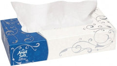 Georgia Pacific - 30 125-Sheet Boxes Flat Box of White Facial Tissues - USA Tool & Supply