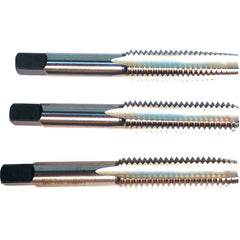 3 Pc. HSS Hand Tap Set M6 × 1.00 D5 4 Flute (Taper, Plug, Bottoming) Series/List #7500 - USA Tool & Supply