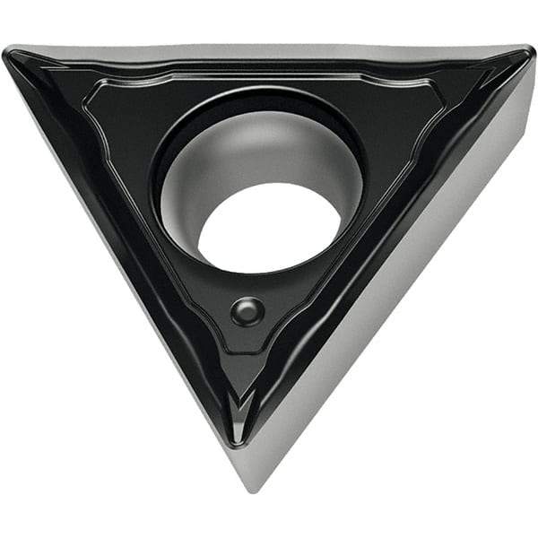 Walter - TCMT21.51 FP4 Grade WPP20S Carbide Turning Insert - TiCN/Al2O3/TiN Finish, 60° Triangle, 1/4" Inscr Circle, 3/32" Thick, 1/64" Corner Radius - USA Tool & Supply