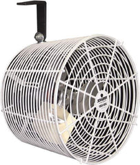 Schaefer Ventilation Equipment - 8" Blade, 1/100 hp, 450 CFM, Industrial Circulation Fan - Ceiling Mount, 1 Speed - USA Tool & Supply