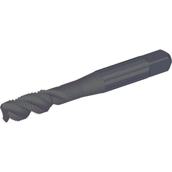 Kennametal - M16x2.00 3 Flute 6H Bottoming Spiral Flute Tap - Vanadium High Speed Steel, Oxide Finish, 3-13/16" OAL, Right Hand Flute, Right Hand Thread, D7, Series GOtap\xAE - USA Tool & Supply