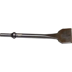 Mayhew - 2" Head Width, 8-1/2" OAL, Scraper Punch - Round Drive, Round Shank, Steel - USA Tool & Supply