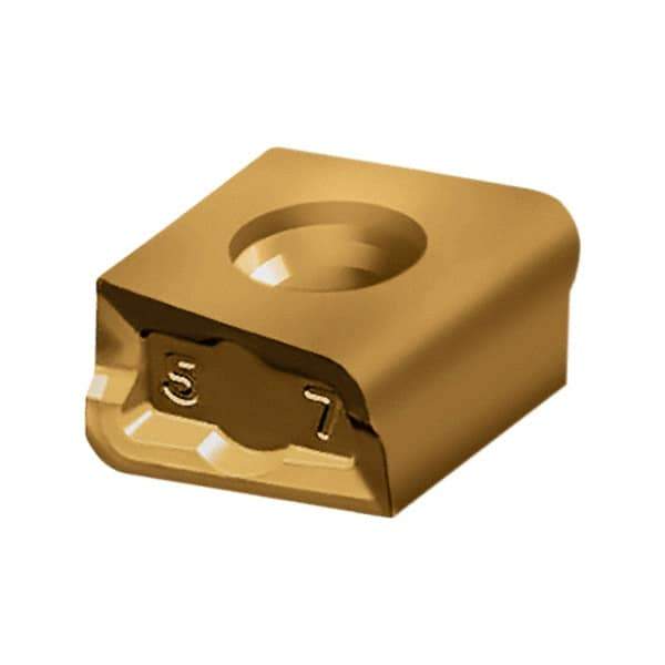 Walter - LNHU080304 F57T Grade WKP35S Carbide Milling Insert - TiCN/Al2O3/TiCN Finish, 0.1378" Thick, 0.4mm Corner Radius - USA Tool & Supply
