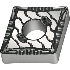 Walter - CNMG321 FP5 Grade WPP10S Carbide Turning Insert - TiCN/Al2O3/TiN Finish, 80° Diamond, 3/8" Inscr Circle, 1/8" Thick, 1/64" Corner Radius - USA Tool & Supply