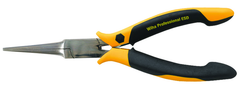 Long Needle Nose Pliers; Straight; Serrated Jaws ESD Safe Precision - USA Tool & Supply