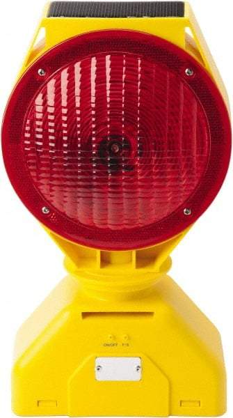 TAPCO - 7-1/2" Wide Barricade Light - Red - USA Tool & Supply