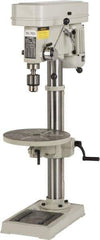 Enco - 330mm Swing, Step Pulley Drill Press - 16 Speed, 3/4 hp, Single Phase - USA Tool & Supply