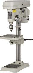 Enco - 346mm Swing, Step Pulley Drill Press - 16 Speed, 1 hp, Single Phase - USA Tool & Supply