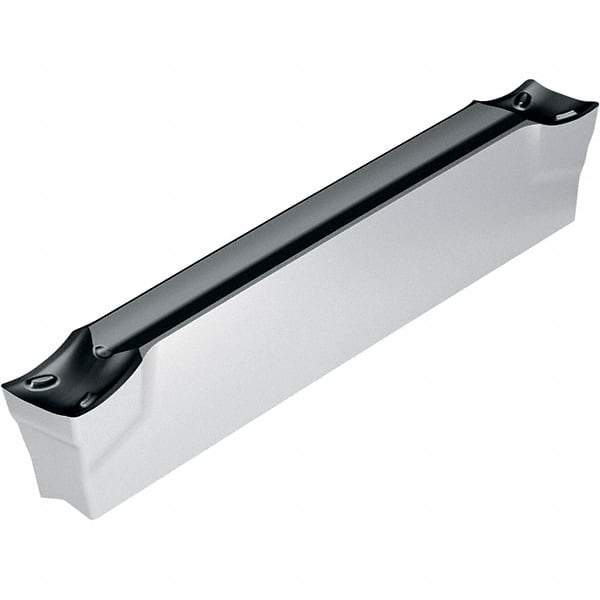 Walter - 1E200R15GX CF6 Grade WSM33S, 2mm Cutting Width Carbide Grooving Insert - Right Hand, 1.5mm Corner Radius, TiAlN/Al2O3/ZrCN Finish - USA Tool & Supply