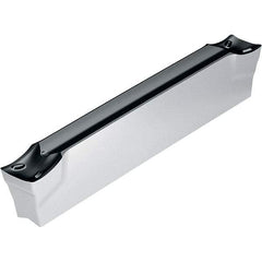 Walter - 1E200R15GX CF6 Grade WSM33S, 2mm Cutting Width Carbide Grooving Insert - Right Hand, 1.5mm Corner Radius, TiAlN/Al2O3/ZrCN Finish - USA Tool & Supply