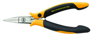 Short Flat Nose Pliers; Smooth Jaws ESD Safe Precision - USA Tool & Supply