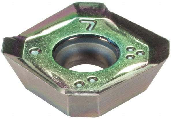 Sumitomo - SEET13T3 L Grade DL1000 Carbide Milling Insert - 0.156" Thick, 0.528" Inscribed Circle - USA Tool & Supply