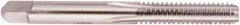 Regal Cutting Tools - M16x2.00 Metric Coarse 6H 4 Flute Bright Finish High Speed Steel Straight Flute Standard Hand Tap - Bottoming, Right Hand Thread, 3-13/16" OAL, 1-13/16" Thread Length, D7 Limit, Oversize - USA Tool & Supply