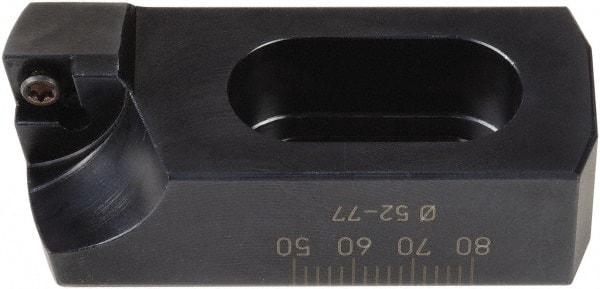 WOHLHAUPTER - CCMT06 Insert Style, 2.598" OAL, Replaceable Boring Bar Head - 1.1024" Shank Diam, Multi Use Tool, 92° Lead Angle, 2.598" Back of Bar to Cutting Edge, 4.016" Max Bore Diam, Through Coolant, Series Wohlhaupter 019 - USA Tool & Supply